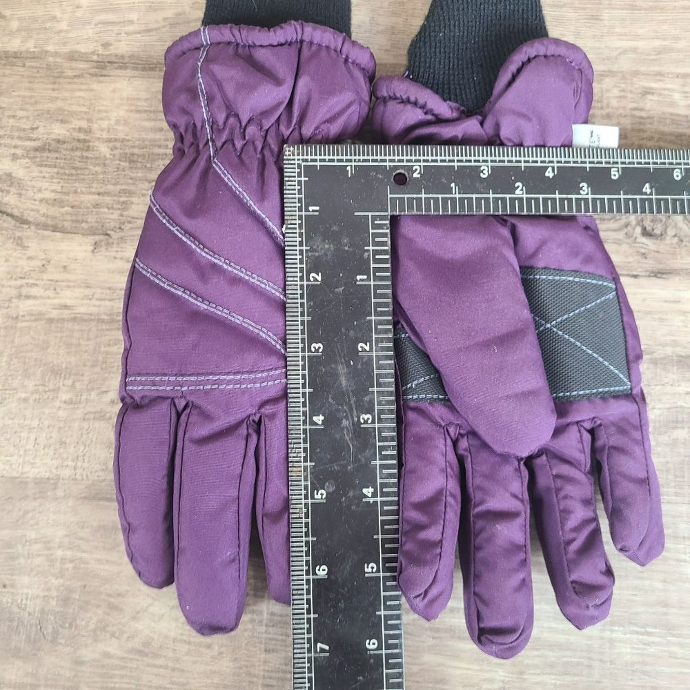 3M Thinsulate Insulated Youth Sz 7-16 Winter Gloves Purple - Picture 3 of 5